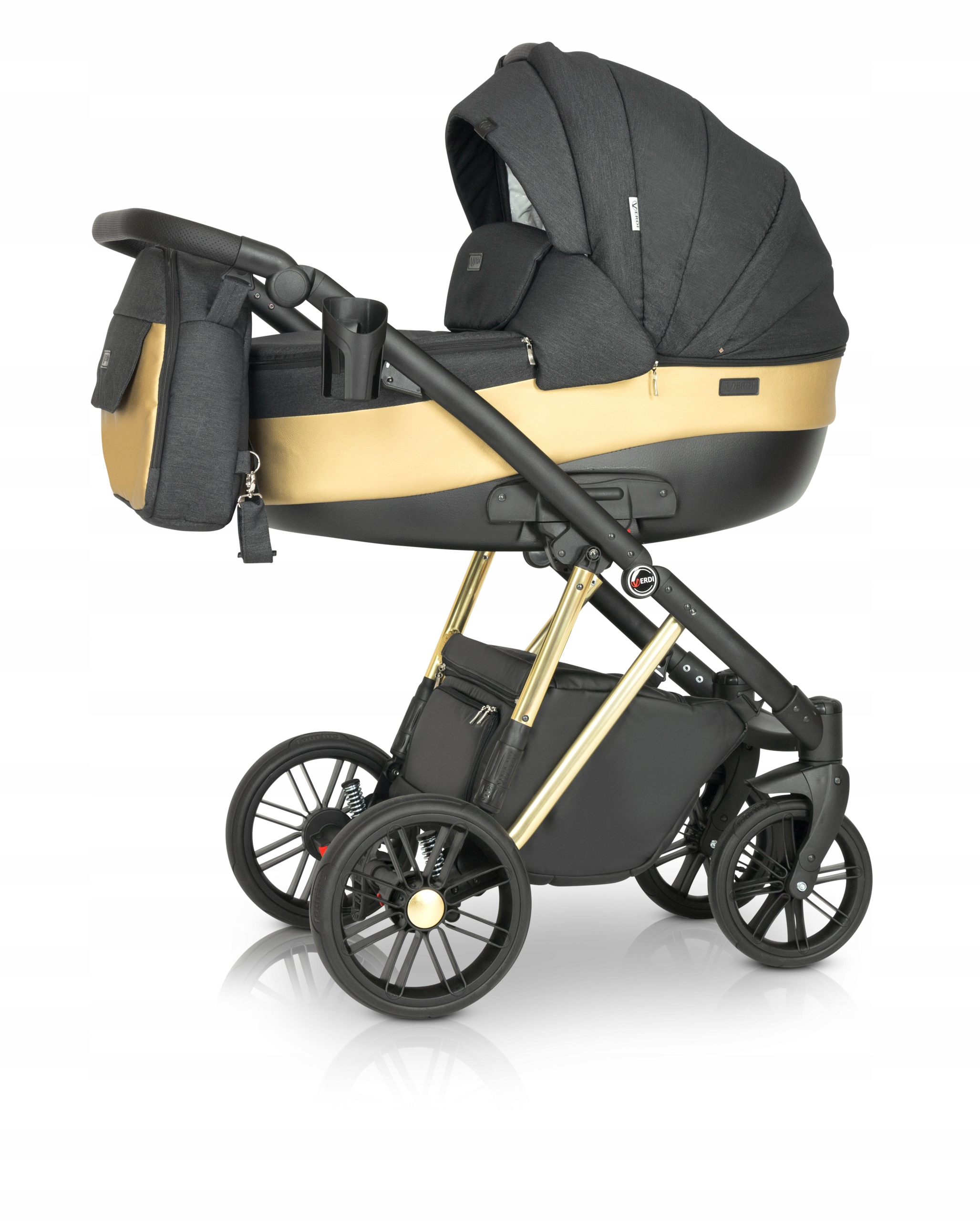 WÓZEK DZIECIĘCY VERDI MELBU 3W1+TORBA + AKCESORIA