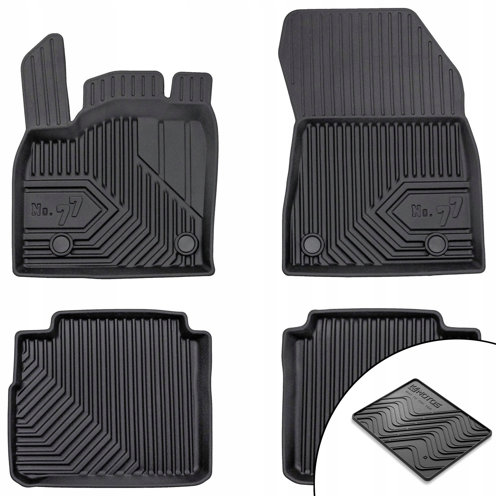 Dywaniki gumowe No.77 Nissan X-Trail IV od 2021 mata