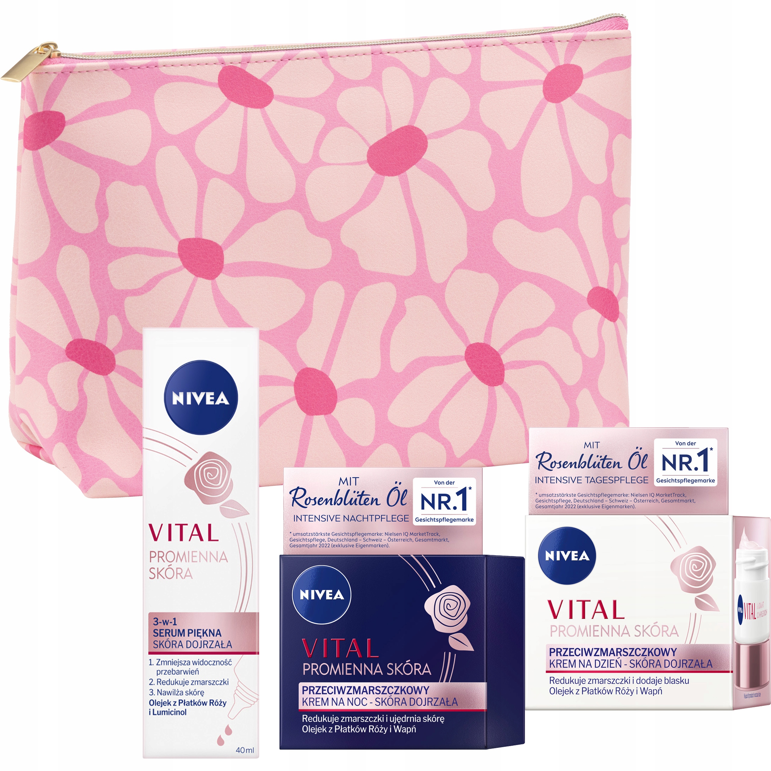 Nivea Vital Zářivá Pleť Protivráskový krém na den i noc 50 ml