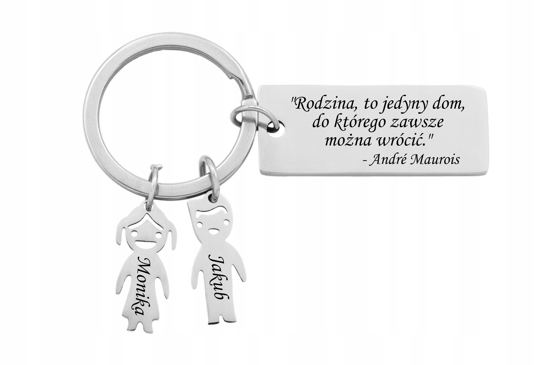 Brelok do Kluczy Rodzinka Grawer Gratis Prezent dla Mamy Taty Marka inna