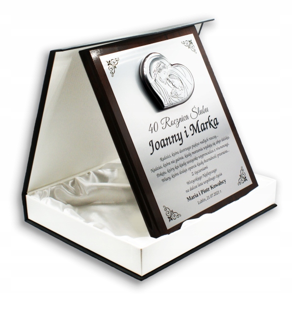 

Rocznica Ślubu 10 25 30 40 50 60 XL+Etui