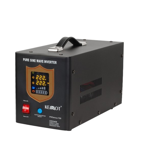 Záložný zdroj Kemot PROsinus 700W 12V/230V čierny URZ3406B
