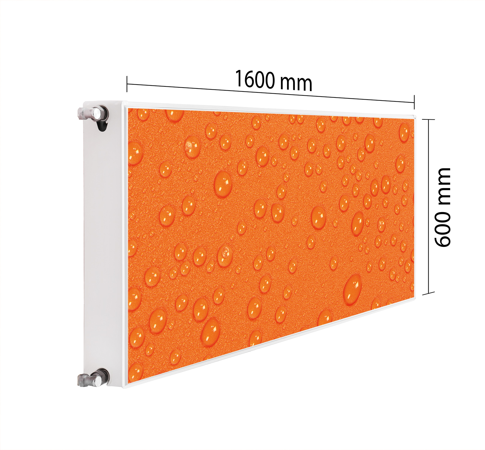 Magnetická Krytka Na Radiátor 160x60 Kapky Podložka Magnet