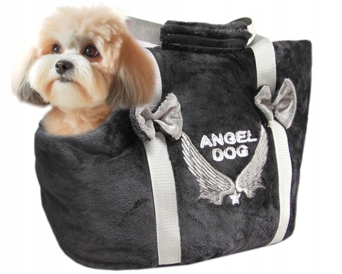 Levně Plyšová taška přepravka pro malého psa jorkšír, maltézák, maltipoo, špic