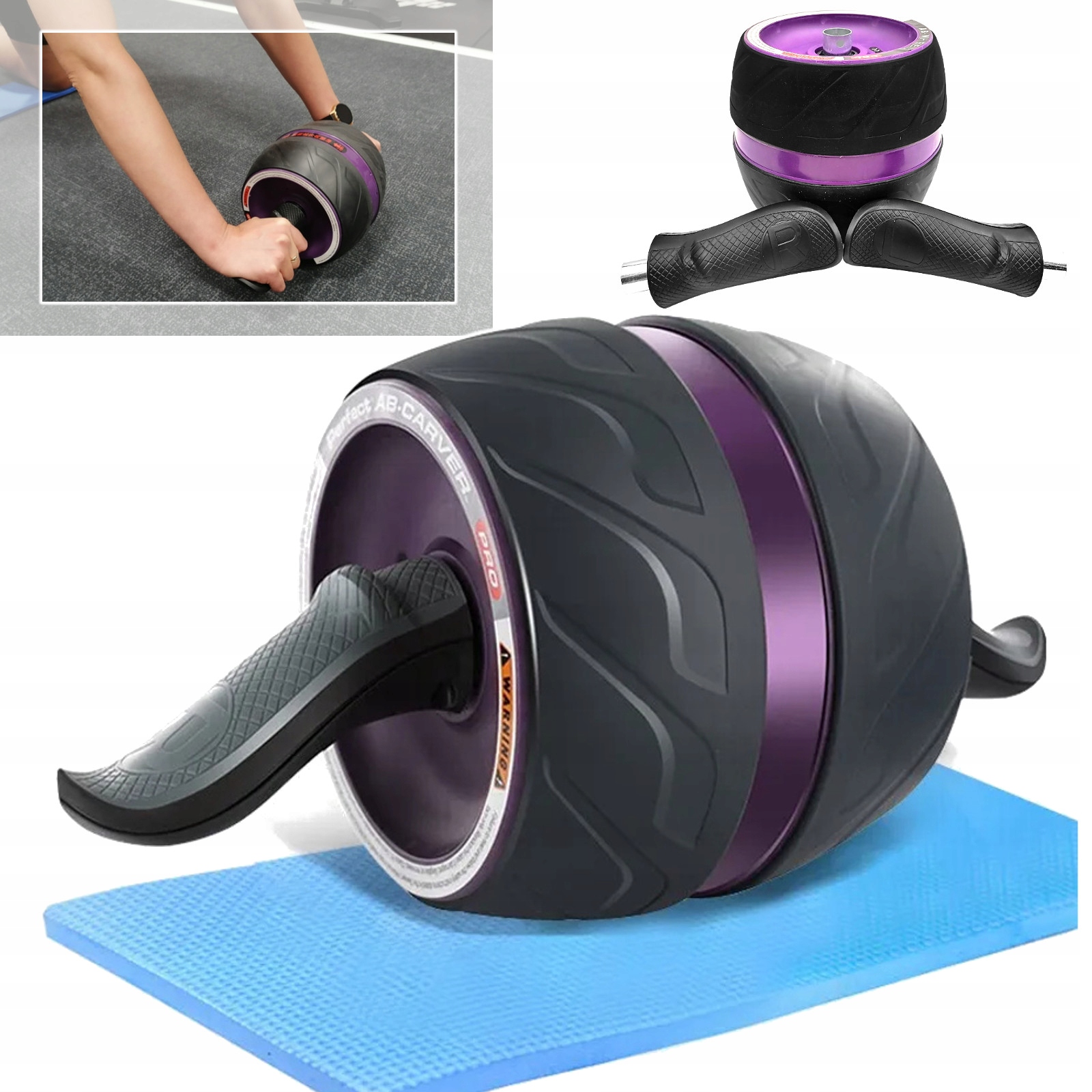 Ab Roller Koło Fiolet podwójne