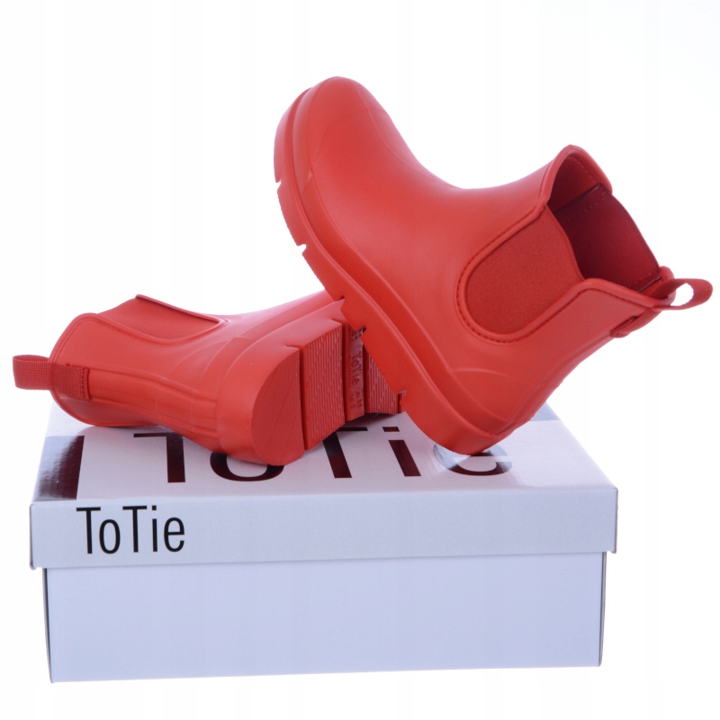 Niskie krótkie Kalosze Sztyblety gumowce 40 Zapięcie wsuwane