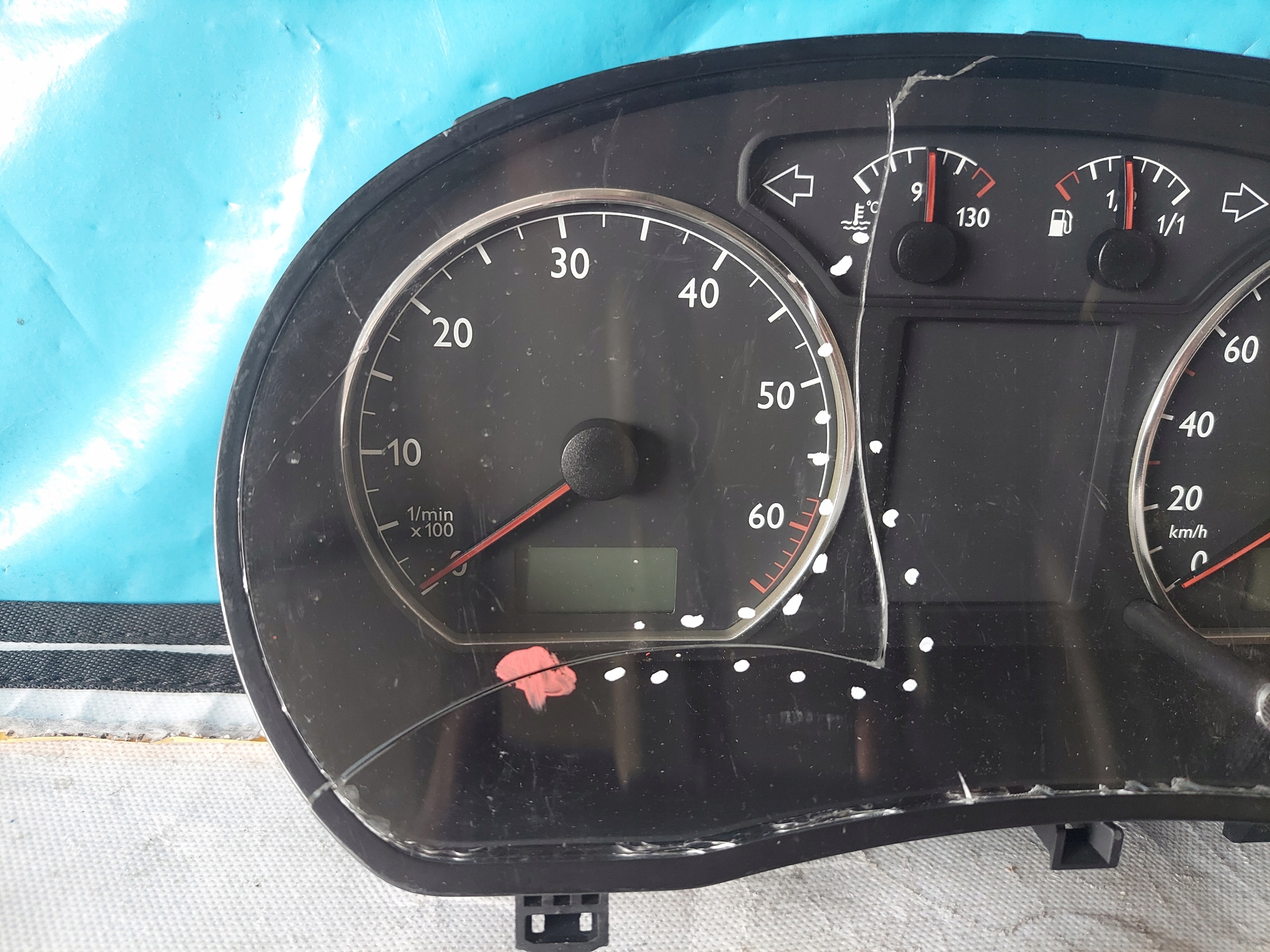 dials clock POLO 9N 1.2 B 6Q0920802A