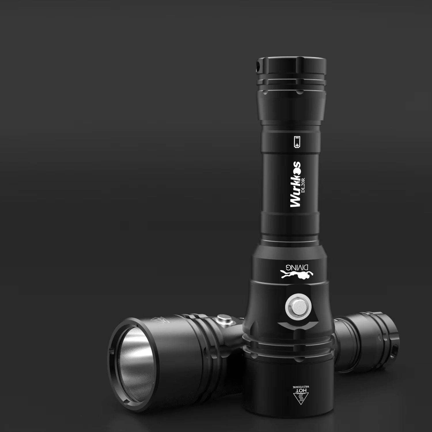 Latarka Wurkkos GO-DL20R do nurkowania Usb C Aku 18650 3200lm XHP50.2