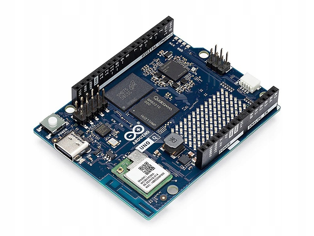 Arduino Uno Q 4GB Ram – hybrydowa płytka z Qualcomm QRB2210 i STM32U585