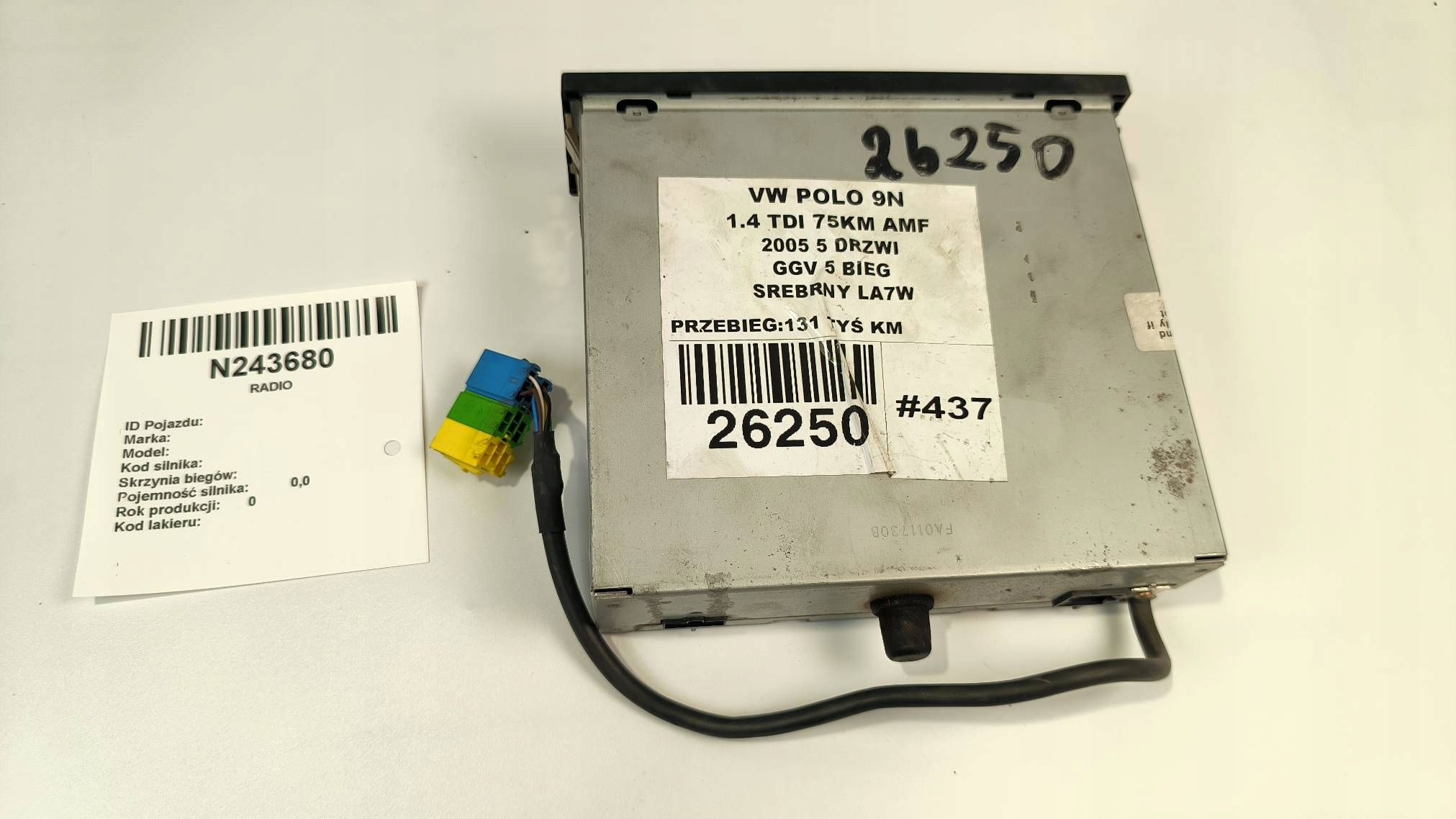 RADIO CX-DV1371LC VOLKSWAGEN POLO