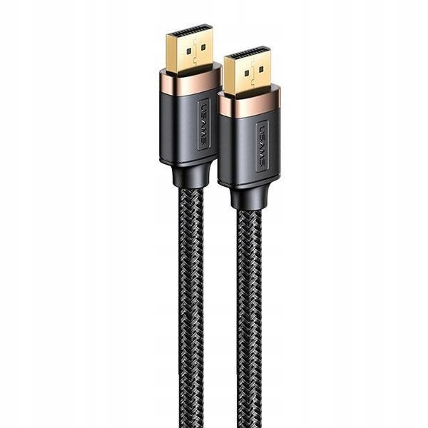 Usams Kabel Display Port 2m 4K U74HD czarny/black SJ531HD01 (US-SJ531)