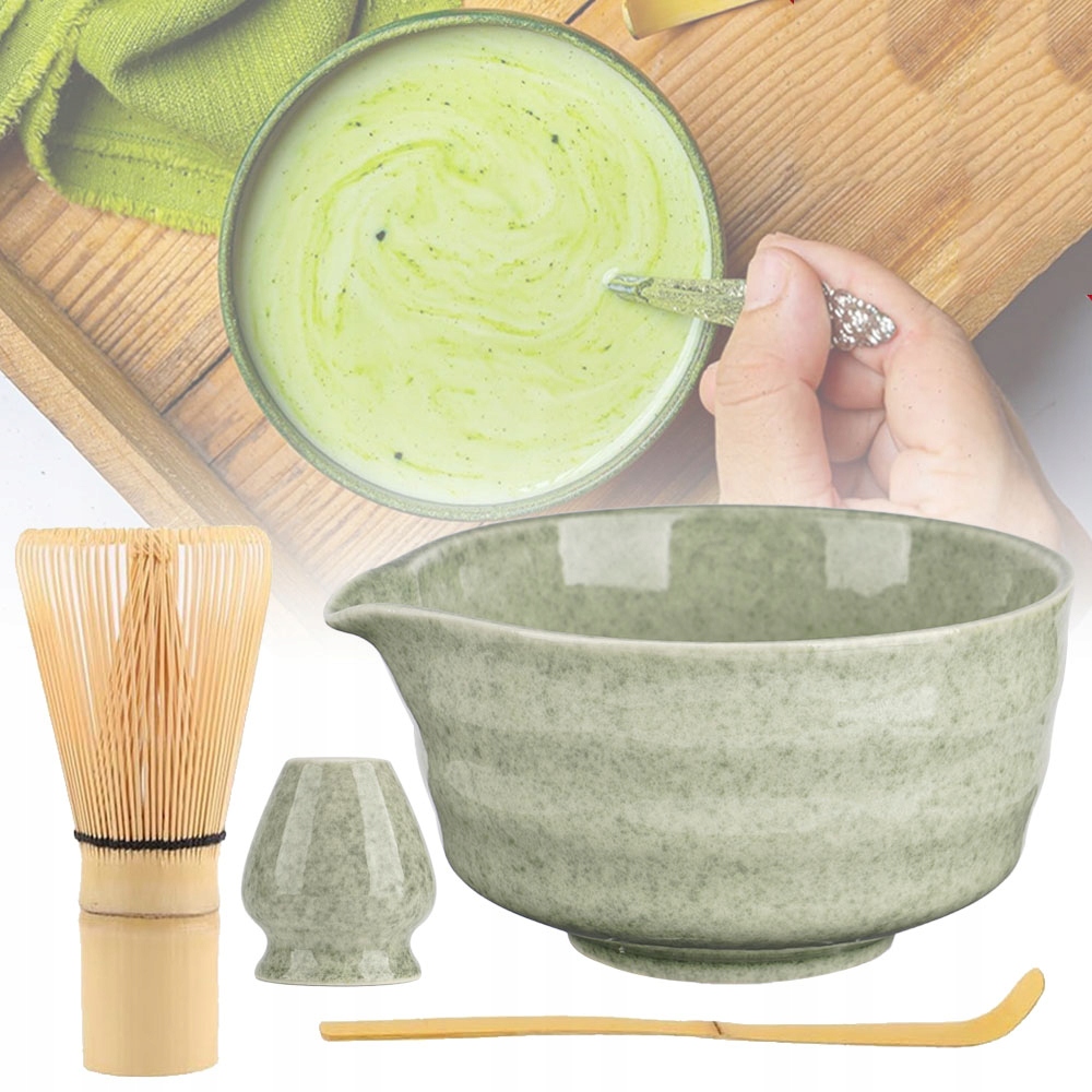 Levně Japonský Dárkový Set Pro Matcha 5V1 Srdce Obřadu