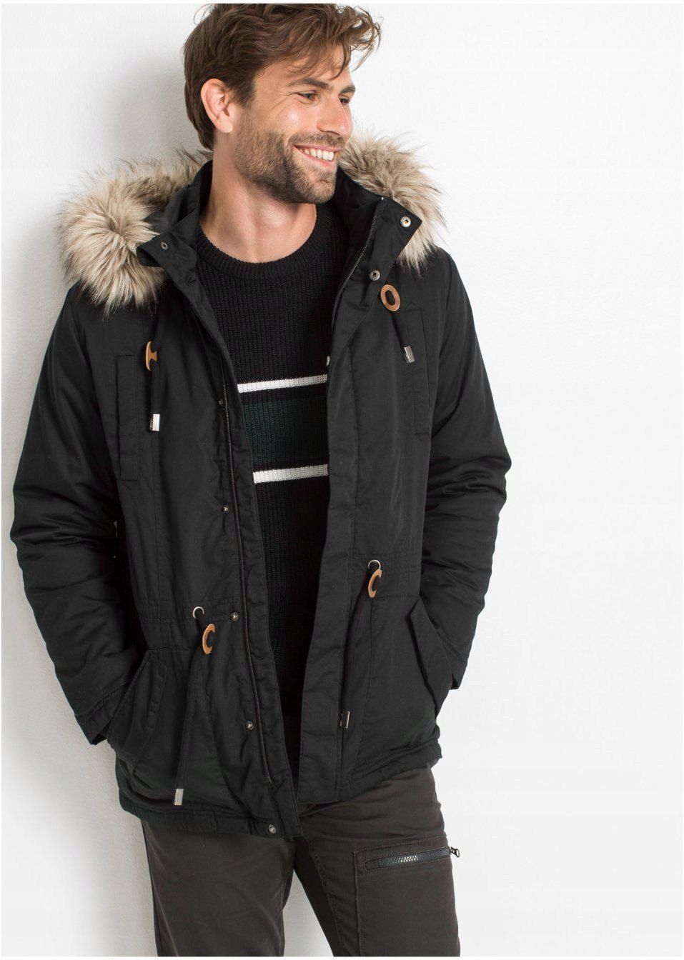 64 KURTKA PARKA MĘSKA Bonprix Rozmiar 64