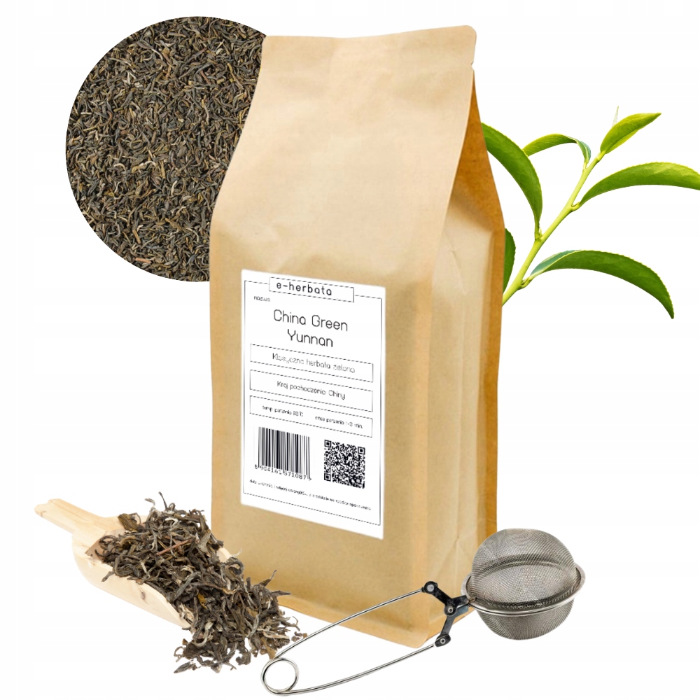 Herbata Zielona Liściasta China Green Yunnan Chiny 500G
