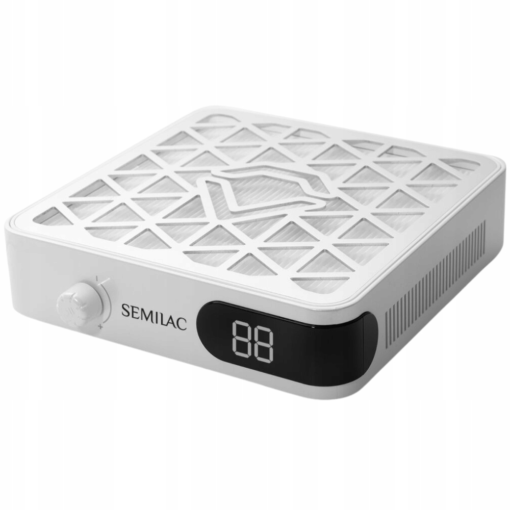 Semilac Diamond Collection Odsávačka Prachu na nehty Manikúra Bílá 48W