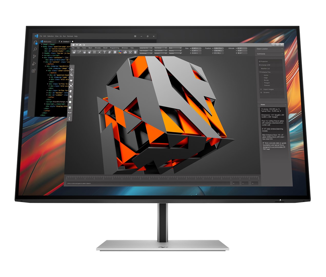 Monitor Hp Led 24“ S7 Pro 724pu (8Y2F7AA) 100Hz