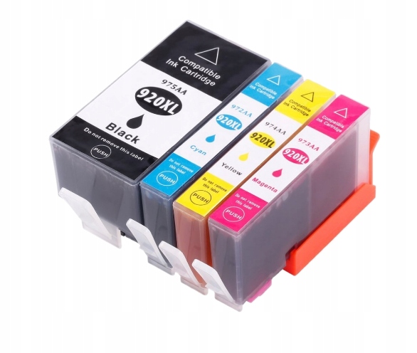 

4x Tusze Do Hp 920XL Officejet 6500A E710a E710n