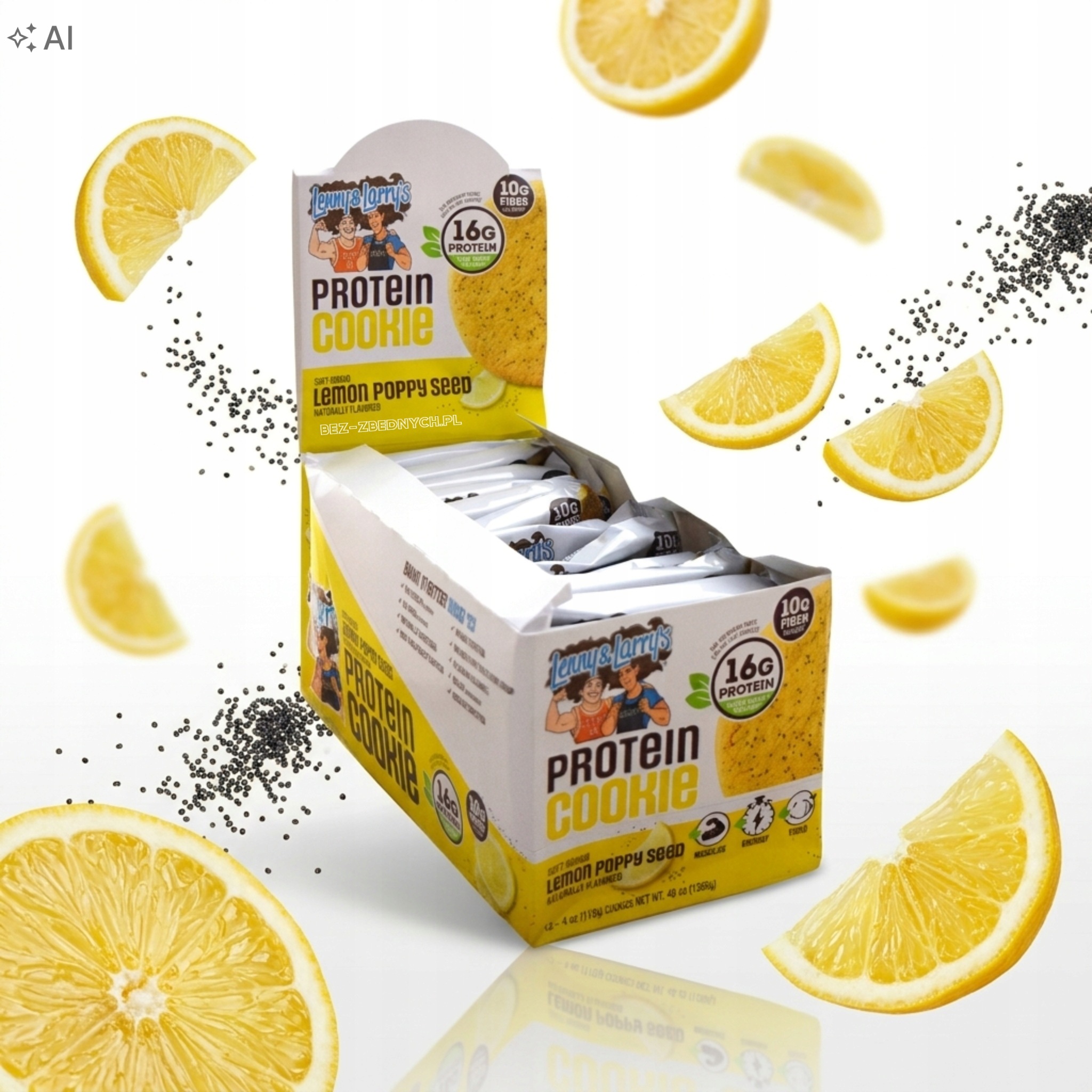 Lenny & Larry's The Complete Cookie 113 g Proteinové Sušenky Plant Based Lemon