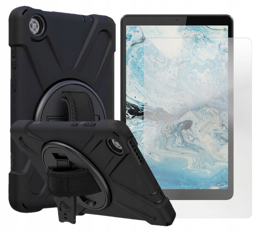 

Etui do Lenovo Tab M8 Hd Solid 360 czarne +szkło
