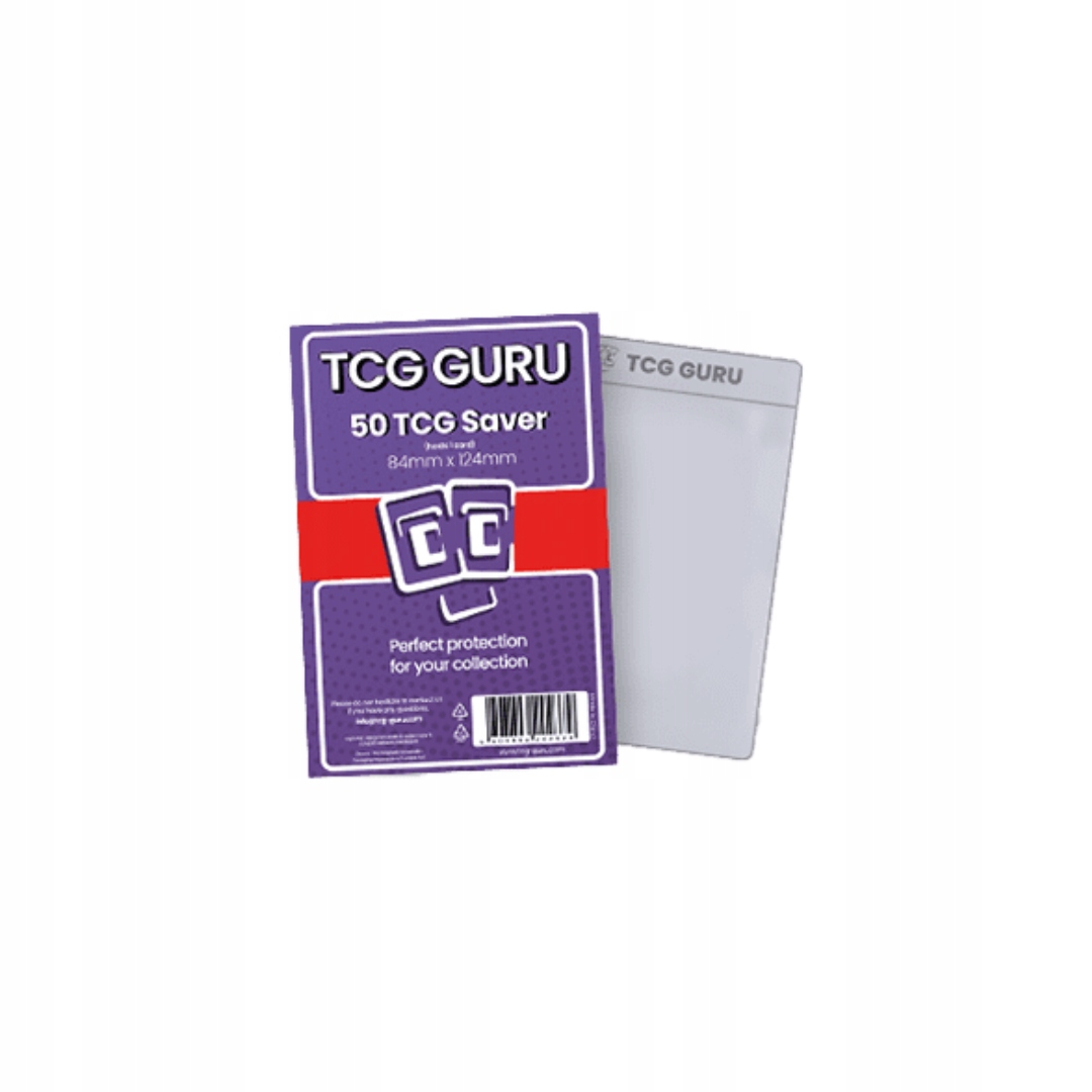 TCG GURU Card Savers (50) 84mmx124mm