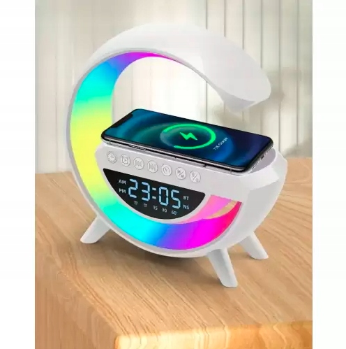 WIELOFUNKCYJNA LAMPKA NOCNA LED ŁADOWARKA RADIO FM BUDZIK GŁOŚNIK Kod producenta BT3401PLUS CH