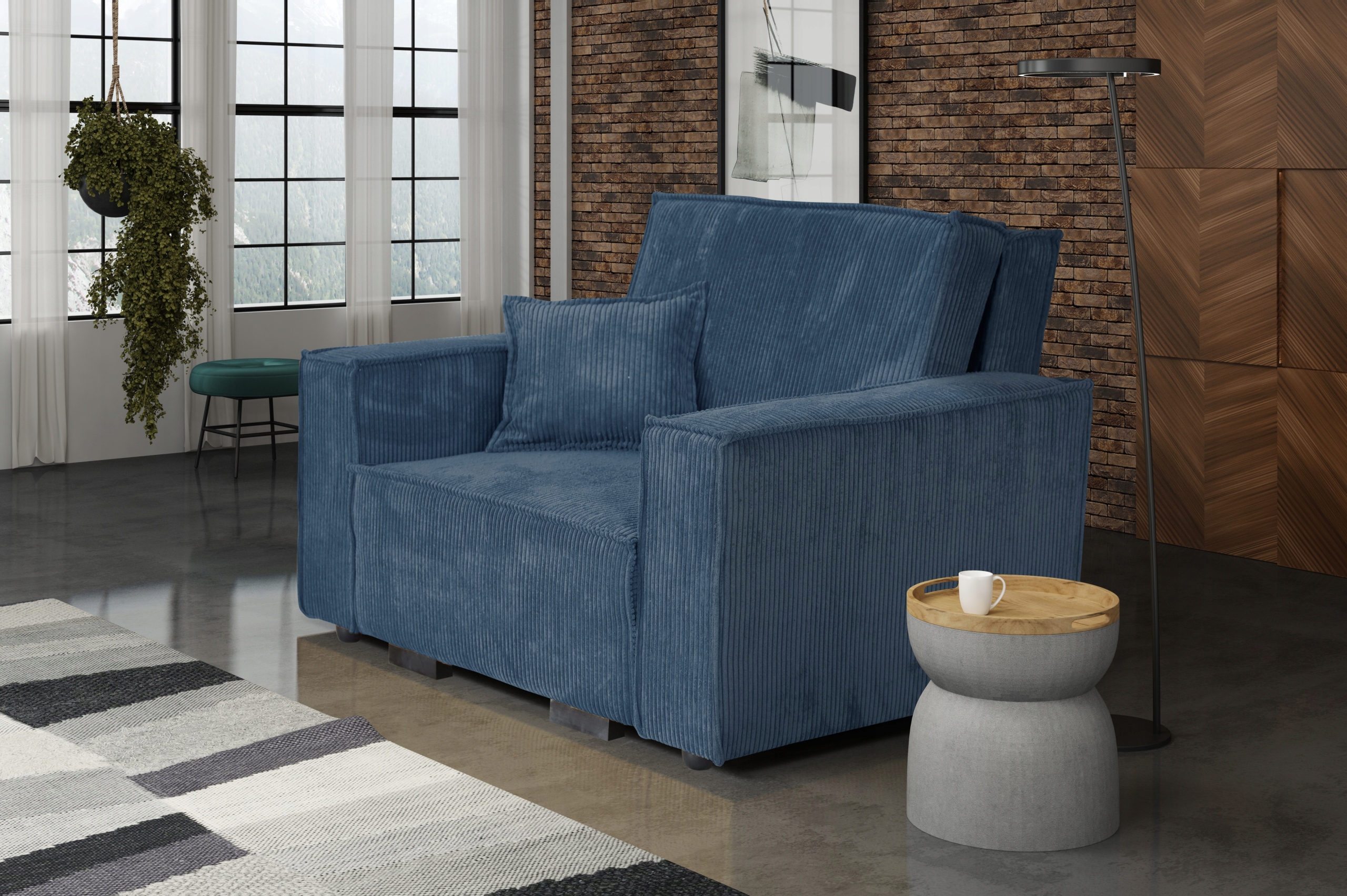 sofa VIGA I STAR dziecięcy tapczanik uniwersalny Szerokość produktu 123 cm