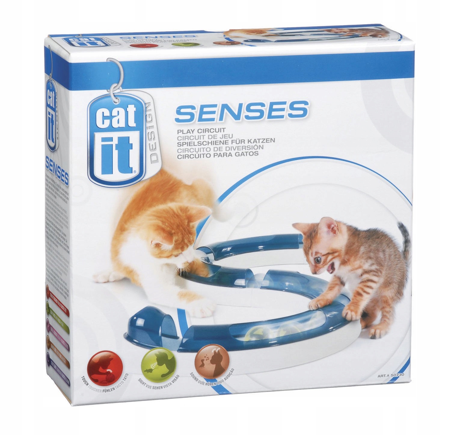 Levně Catit Design Senses Tunel s míčem pro kočky Interakce