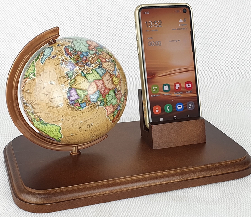 GLOBUS + Podstawka pod telefon NA PREZENT stojak