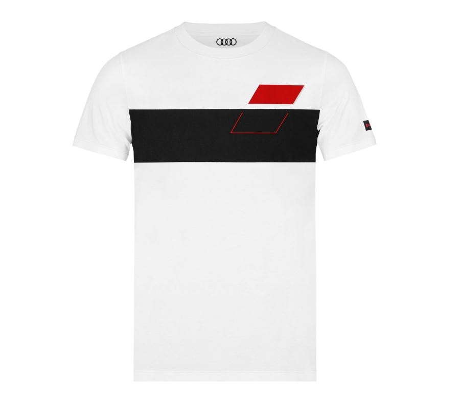 

Koszulka Męska T-shirt Audi Sport Biała Roz. L