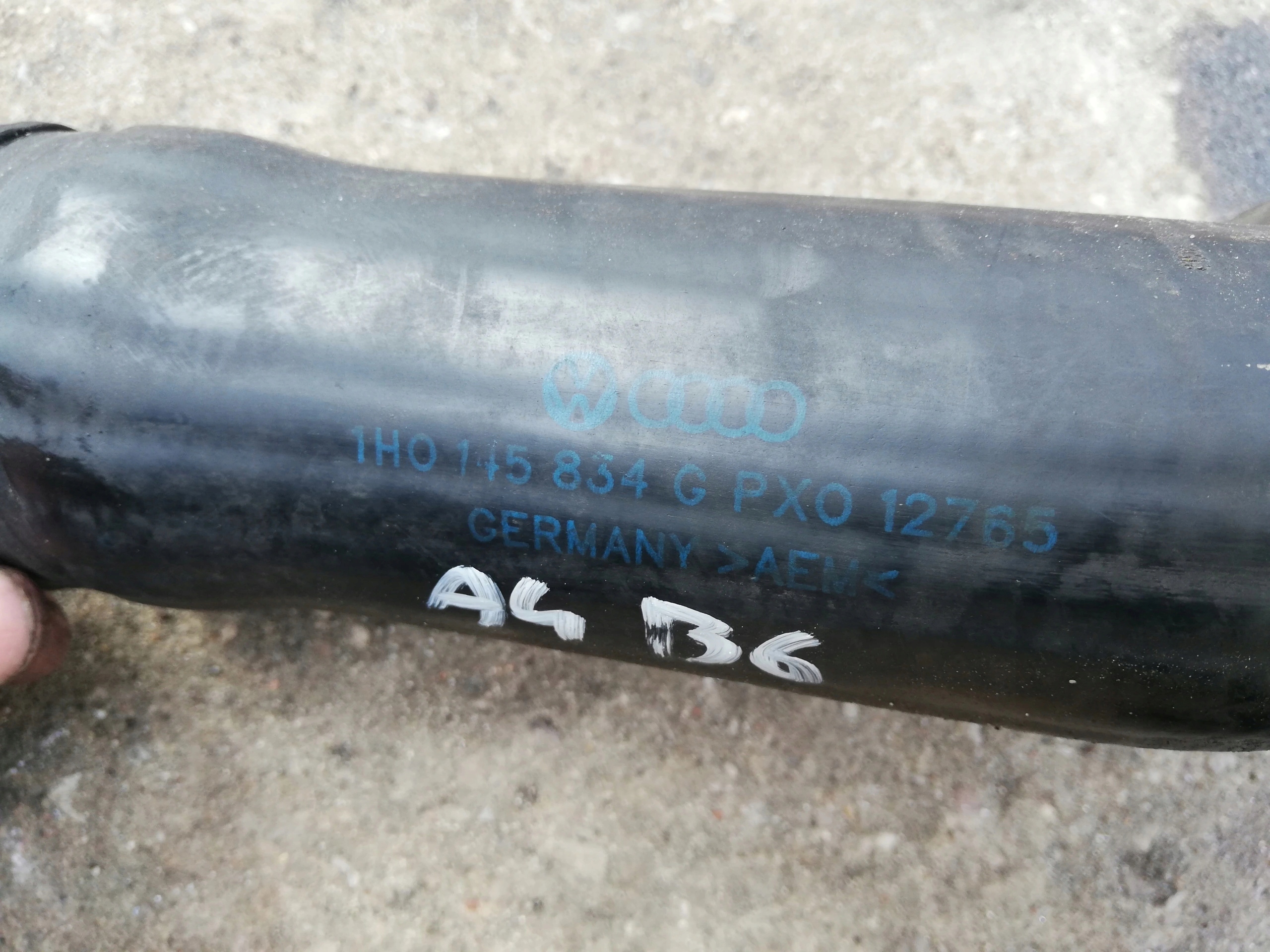 pipe hose TURBO intercooler AUDI WV SEAT SKODA