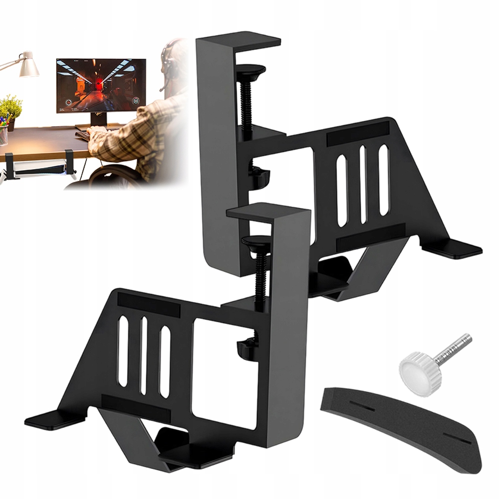 Poziomy Uchwyt Do PS5 PS5 Slim 20KG Z 2 Odłączanymi Hakami