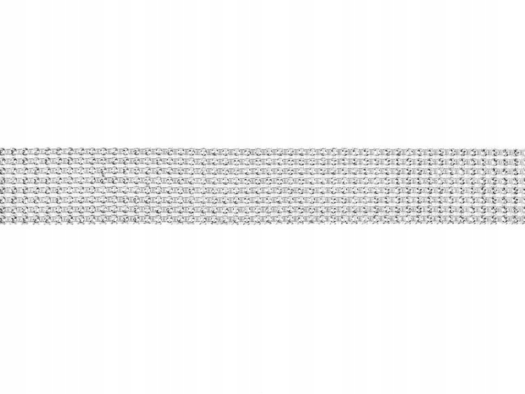 

Taśma Z Cyrkoniami Srebrna 4x900 cm Dekoracja