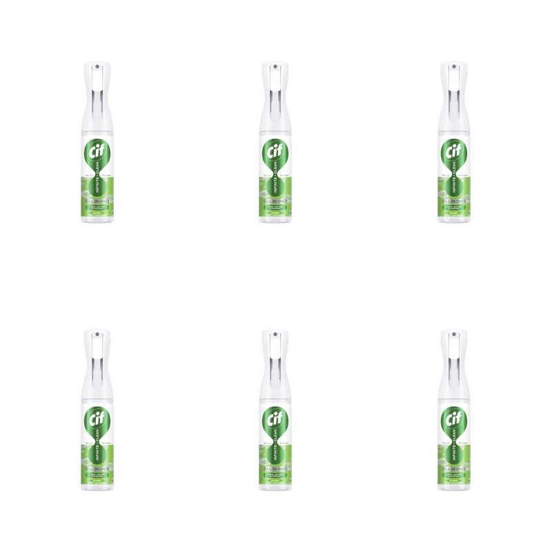 Cif Sprej Clean Lime &amp; Lemongrass 280 ml X6