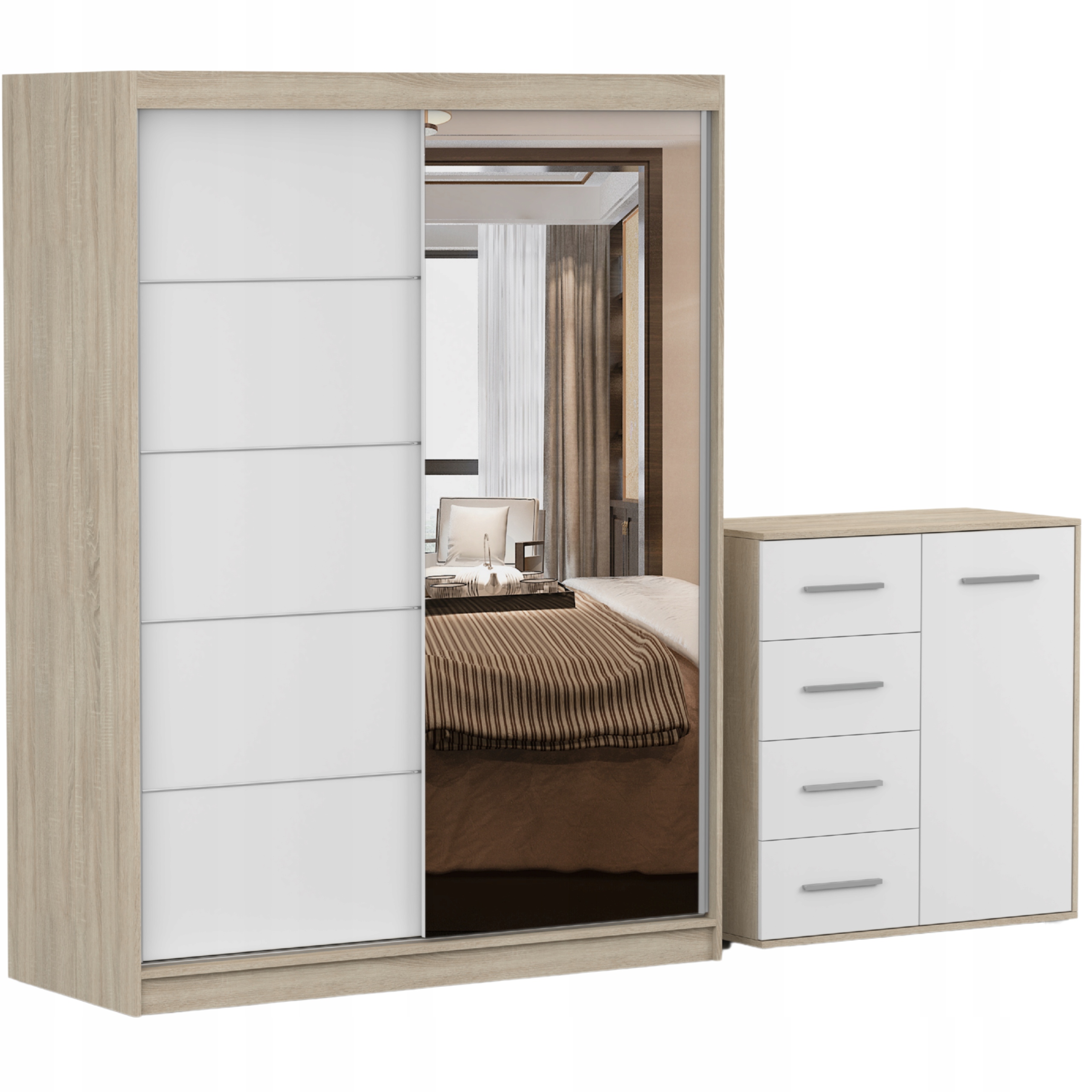 Sada Neomi 05 Skříň 120 Komoda Frida Mini 01 90 police Sb Výrobce