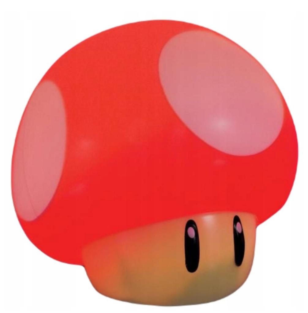 

Lampka Nocna Led Mario Grzybek Lampa Dla Dzieci 3D