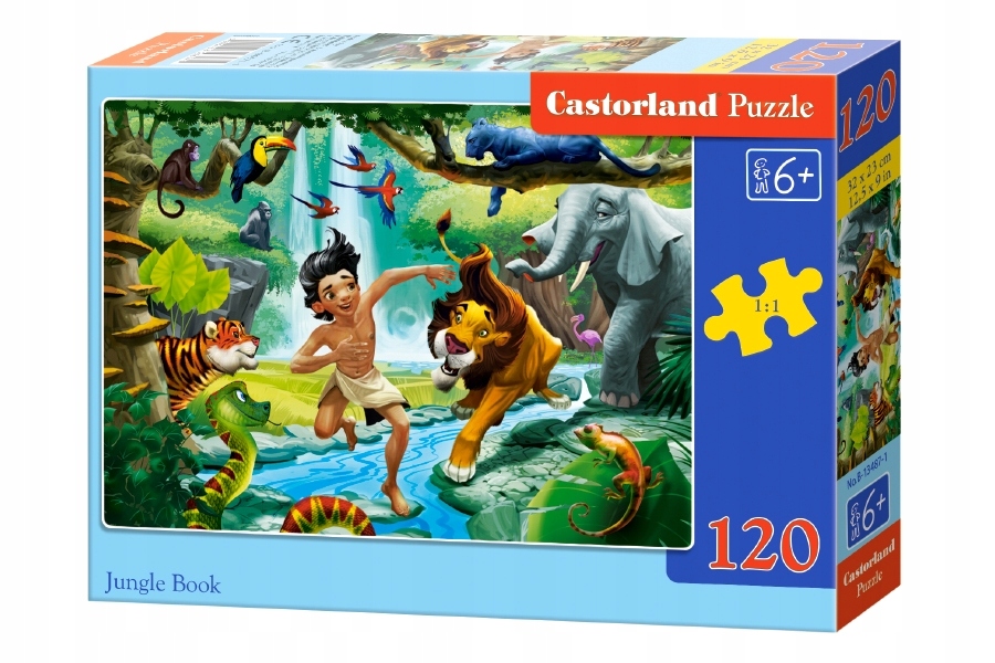 

Puzzle 120 el. Księga Dżungli Castorland