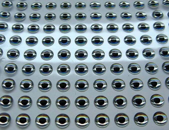 

Oczy 3D 4 mm srebrne 100 szt.