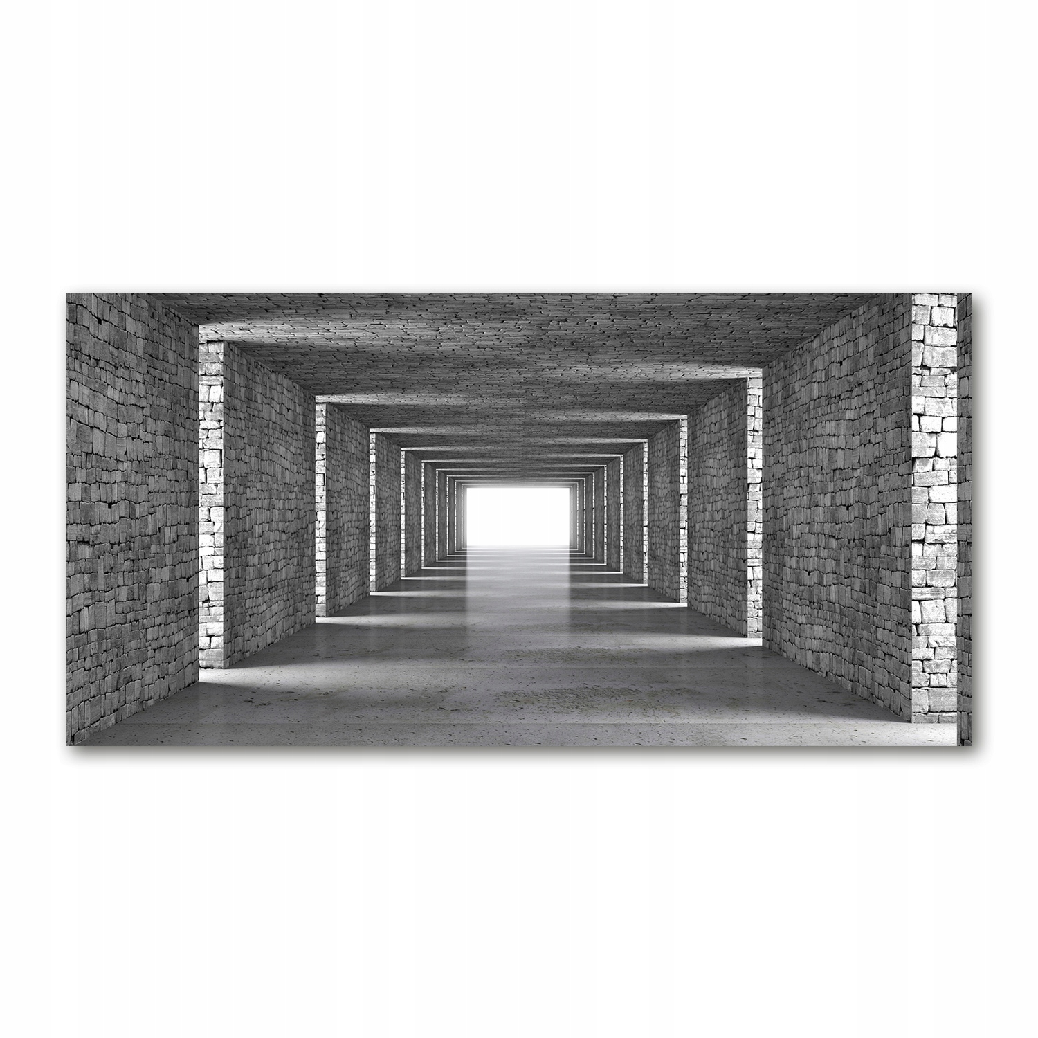 

Foto obraz akryl zdjęcie Tunel z cegły 120X60 cm