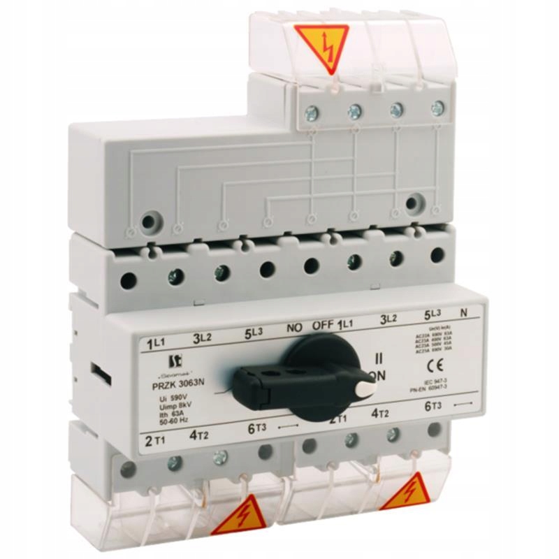 Přepínač zdroje napájení 80A Spamel PRZK4080