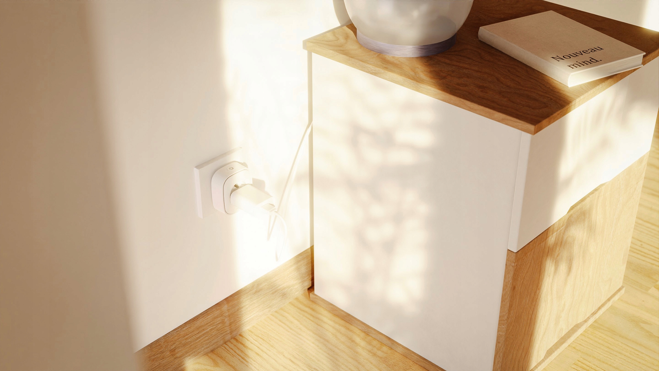 Chytrá zásuvka Zigbee E-Type Somfy bílá
