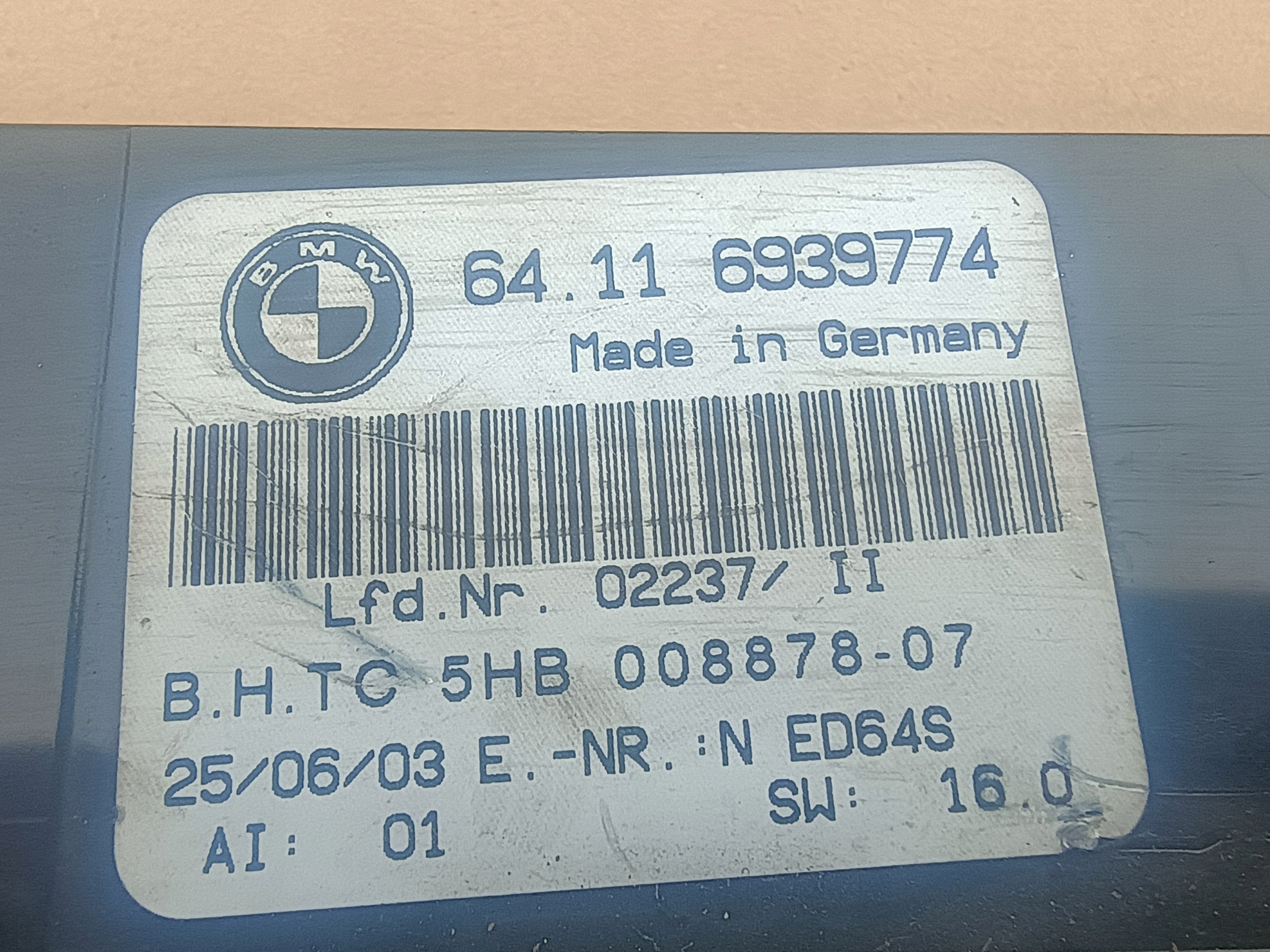 COMANDI CLIMA 64116939774 BMW E46