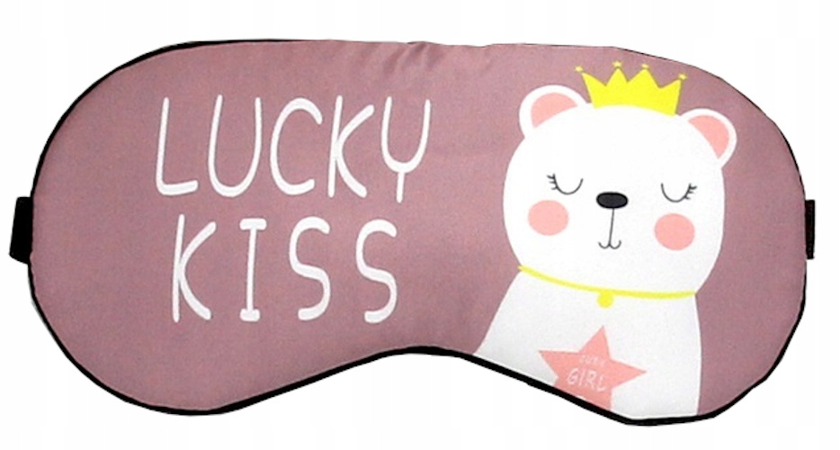 OPASKA NA OCZY DO SPANIA MASKA SATYNA MIŚ KISS