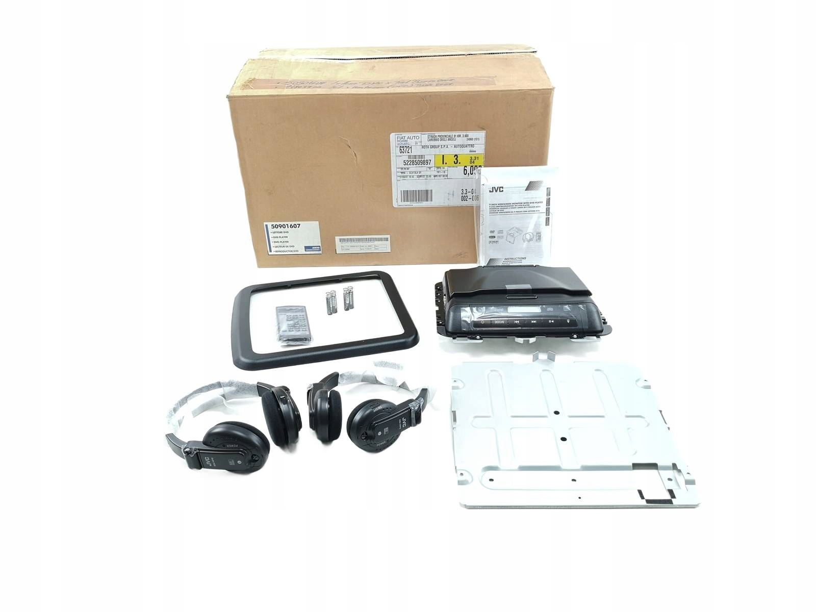 Sada DVD Prehrávač Slúchadlá Monitor Fiat Bravo II 07-14 50901607