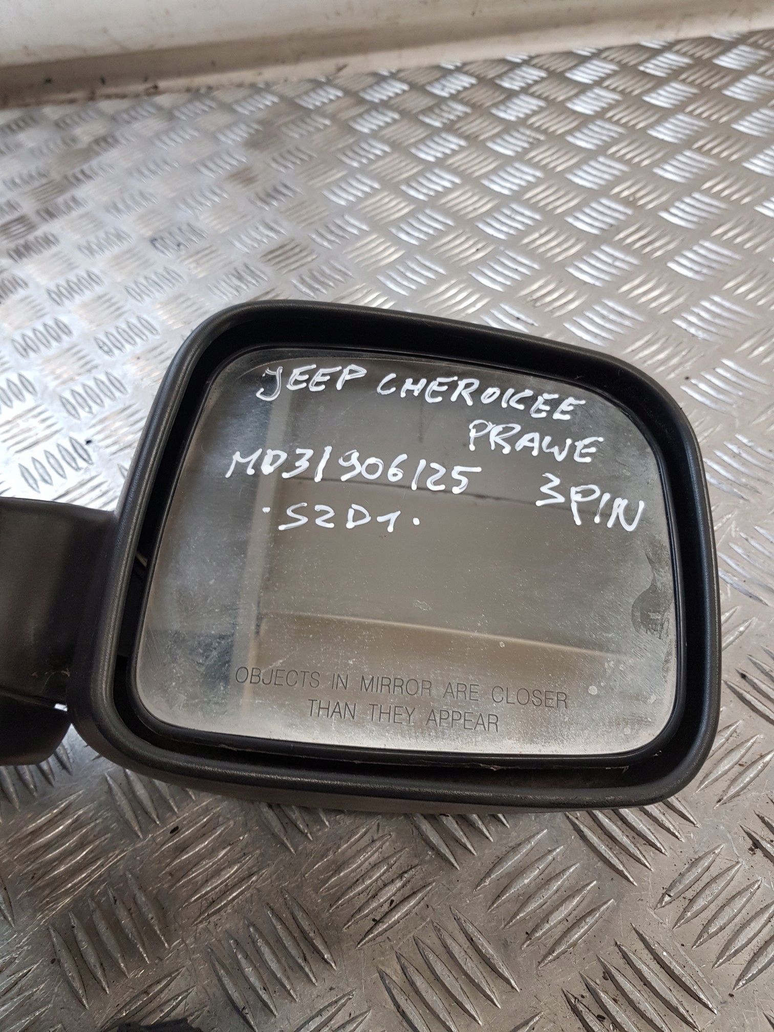 mirror right 3PIN JEEP CHEROKEE KJ 02R- EUROPA