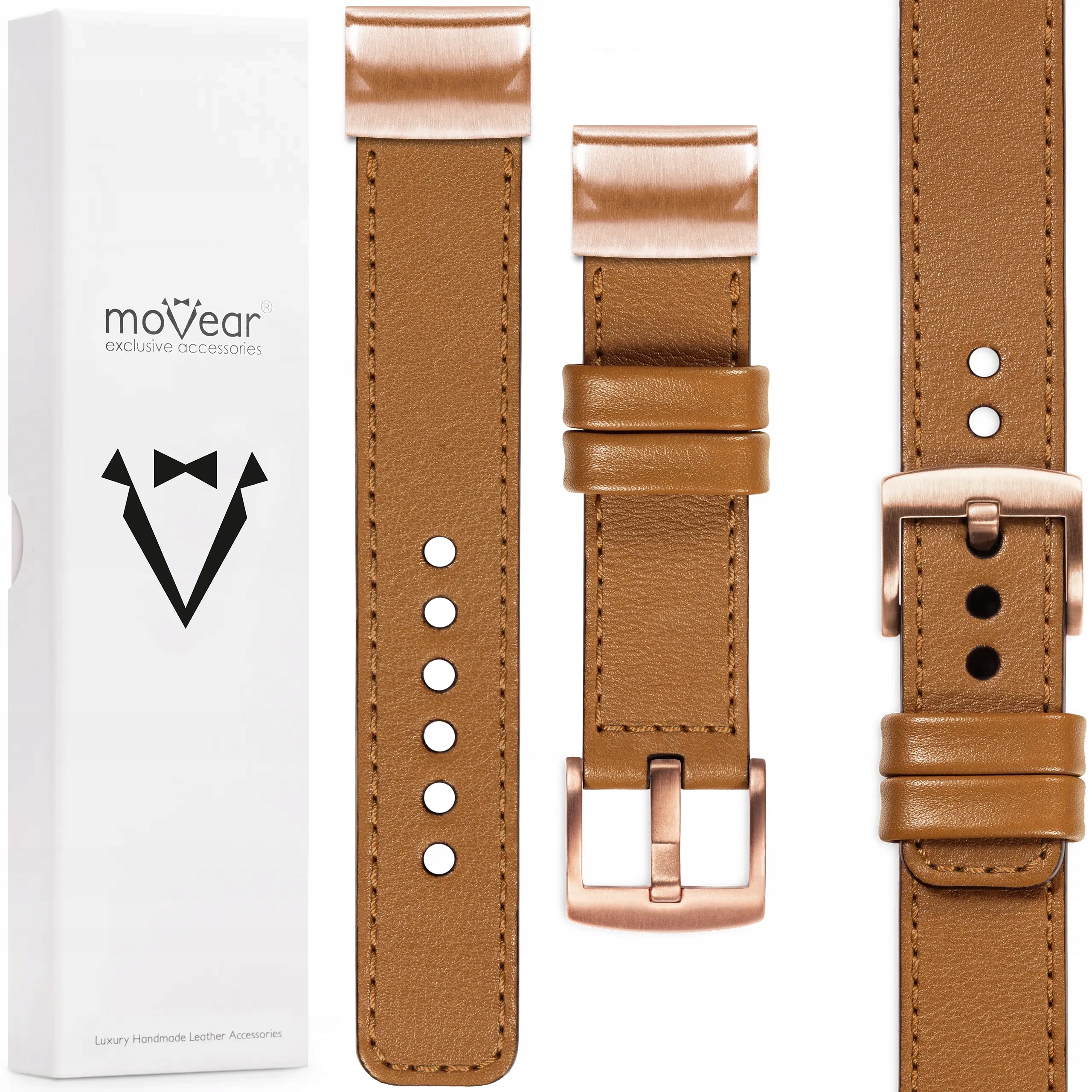 Pásek pro Garmin Fenix 8s 7s 6s 5s QuickFit 20 kožený Polský