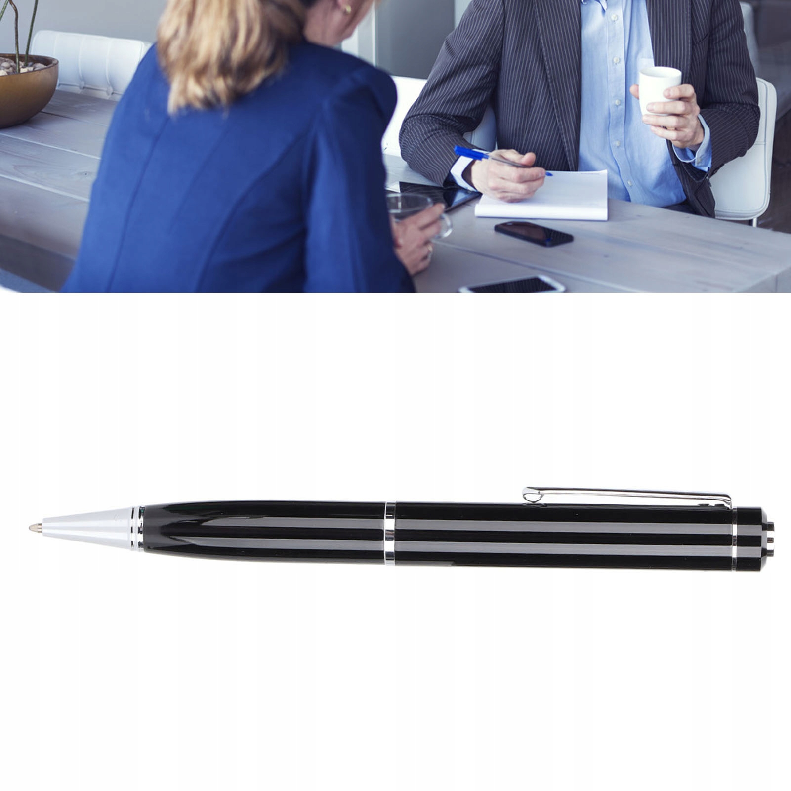 PIÓRO DYKTAFON MINI CYFROWY PODSŁUCH SZPIEGOWSKI Kod producenta 2610210294611