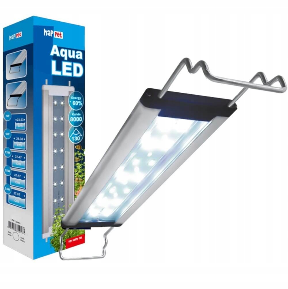 

Oświetlenie belka Led 23W reg 76-99cm do akwarium