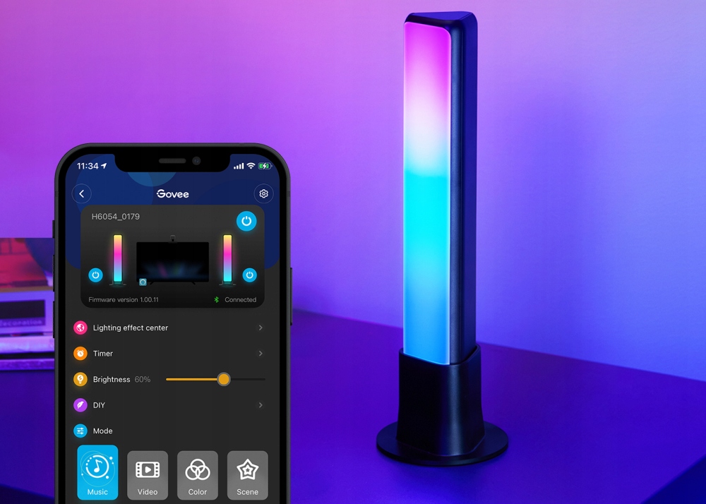 Lampy LED Govee H6054 Flow Pro TV RGBICWW Wi-Fi Producent Govee