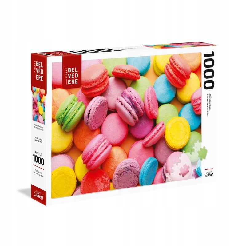 

Trefl Puzzle Belvedere Rainbow Macarons 1000