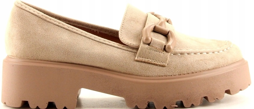 iBUTY Mokasíny Na Silné Podrážce 16375 Béžové 37